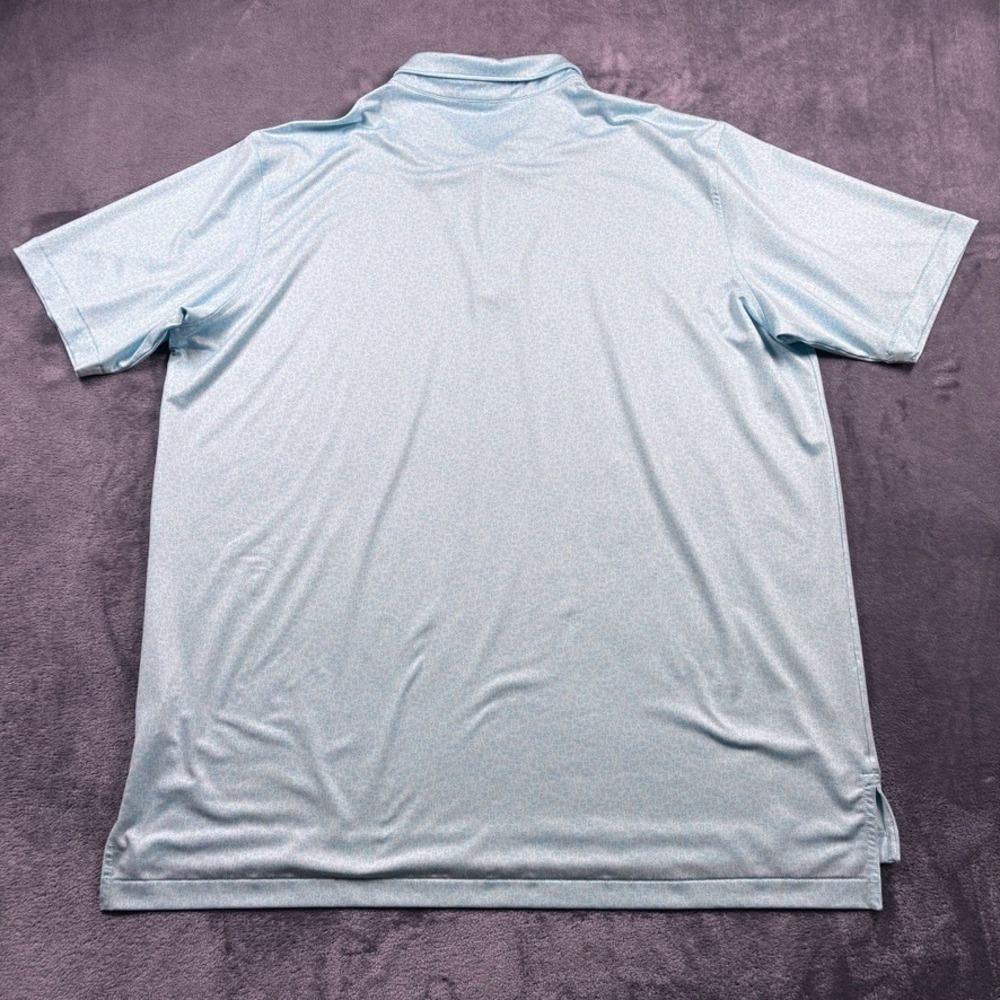 Peter Millar Polo Shirt Mens 2XL Blue Dazed and Transfused Performance Golf XXL - Picture 8 of 14